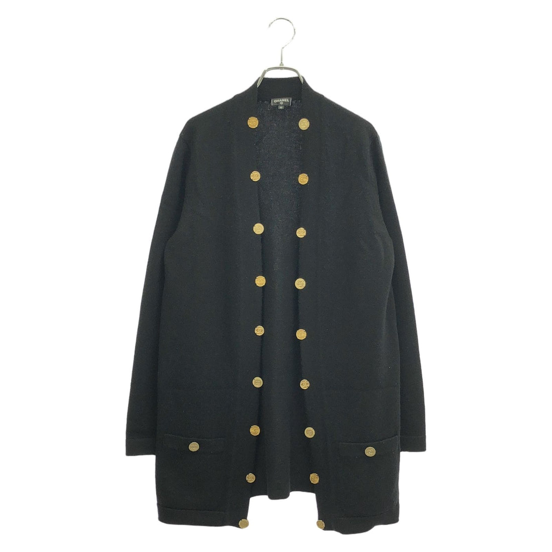 Chanel Black Cardigan Cashmere P 72463k 10397