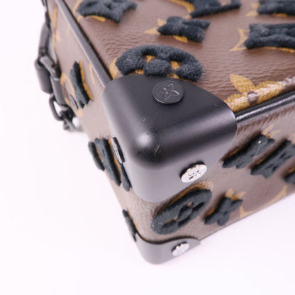 Louis Vuitton Monogram/velvet Soft Trunk Shoulder Bag Brown Shoulder Bag M 68970