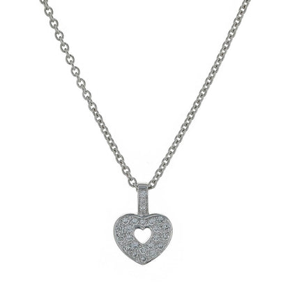 Poiray diamonds and gold pendant