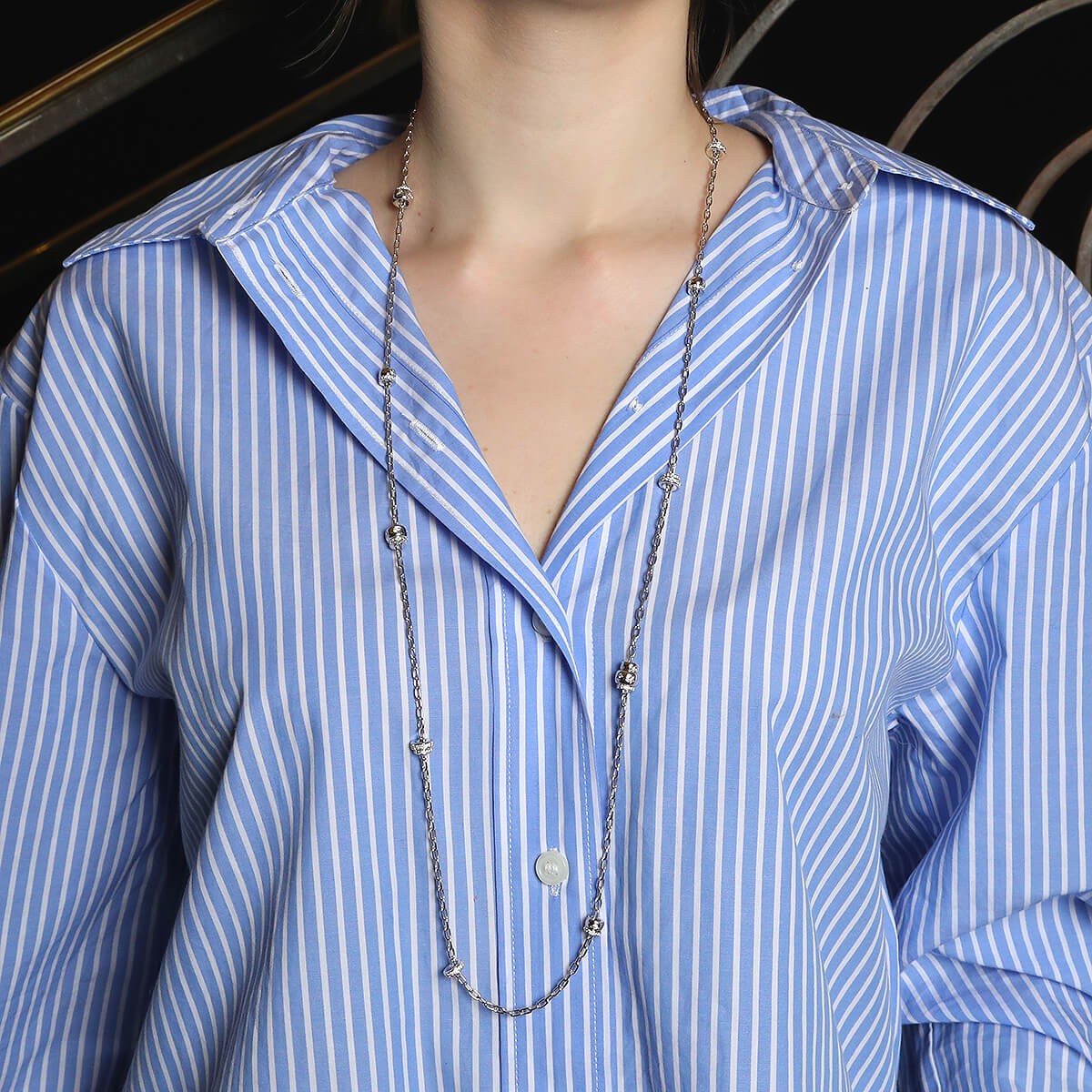 Pomellato Iconica diamonds and gold necklace