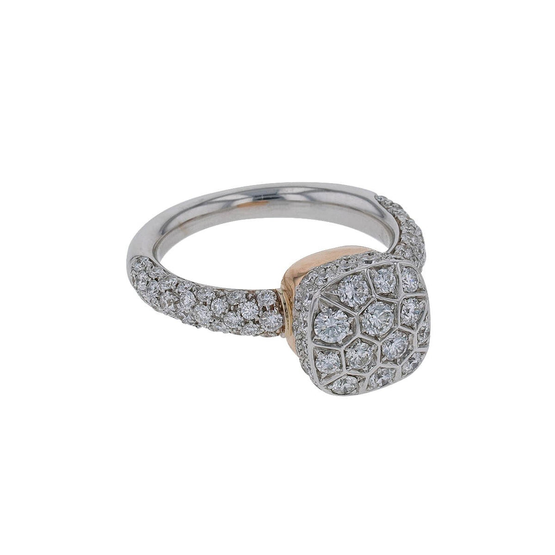 Pomellato Nudo diamonds and gold ring