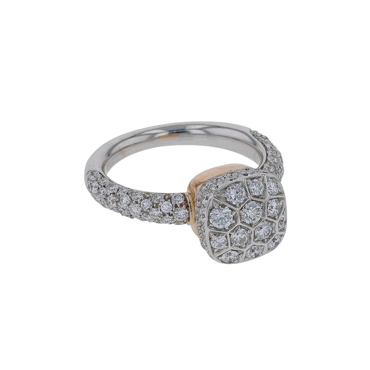 Pomellato Nudo diamonds and gold ring