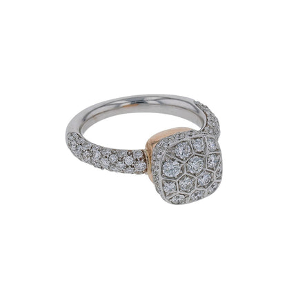 Pomellato Nudo diamonds and gold ring