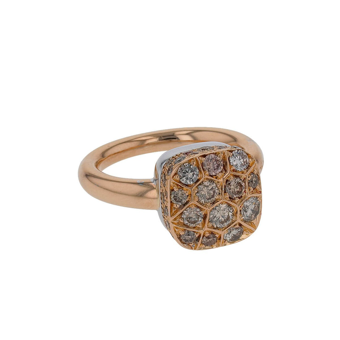 Pomellato Nudo diamonds and gold ring