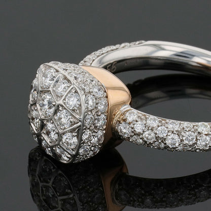 Pomellato Nudo diamonds and gold ring