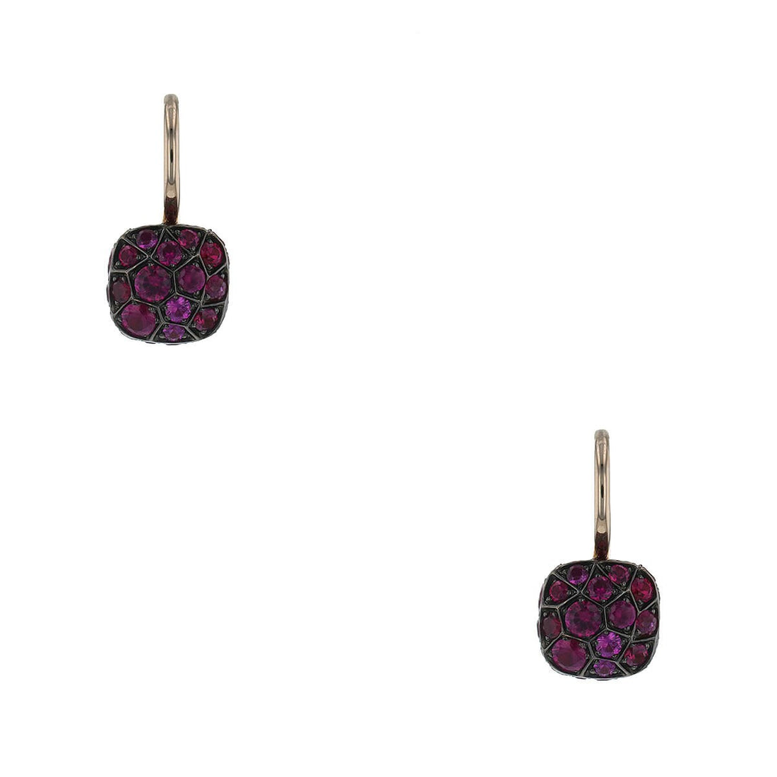 Pomellato Nudo rubies and gold earrings