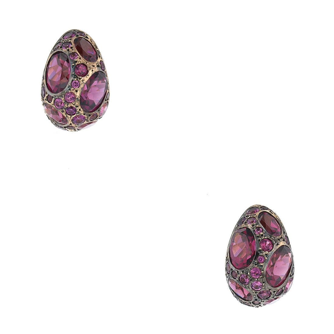 Pomellato Tabou garnets and gold earrings