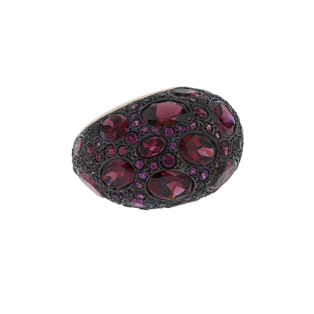 Pomellato Tabou garnets and gold ring