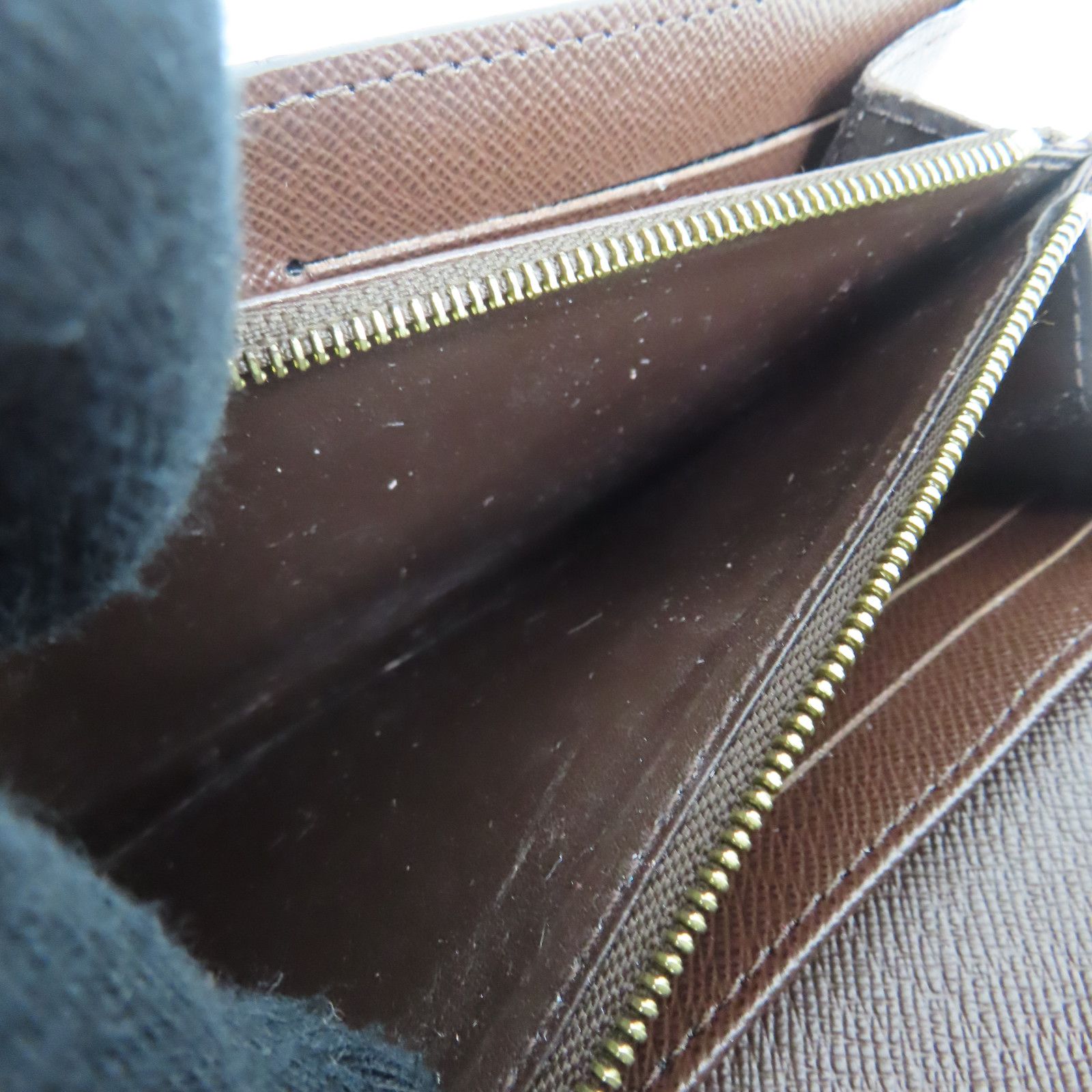 Louis Vuitton Sarah Wallet Damier Ebene Canvas N 63209