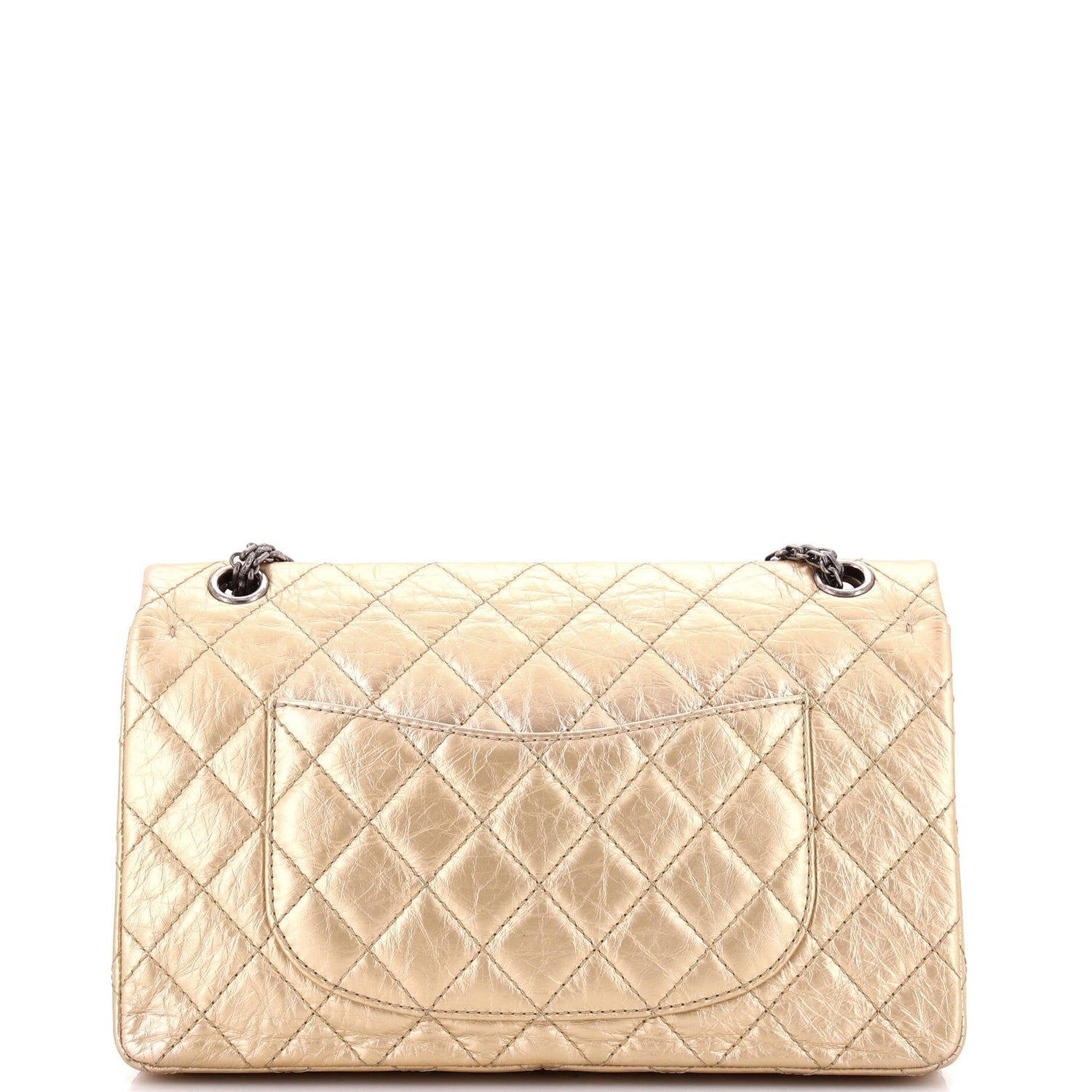 Chanel Reissue 2.55 Flap Bag Quilted Metallic Aged Calfskin 226