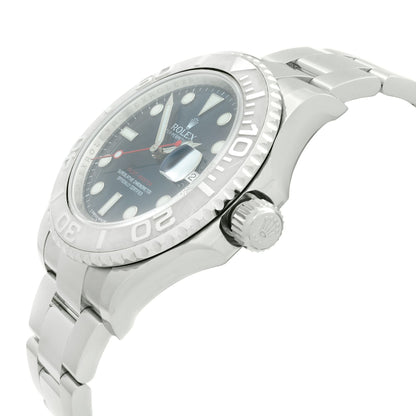 Rolex Yacht-master 40mm Platinum Steel Blue Dial Automatic Mens Watch 116622