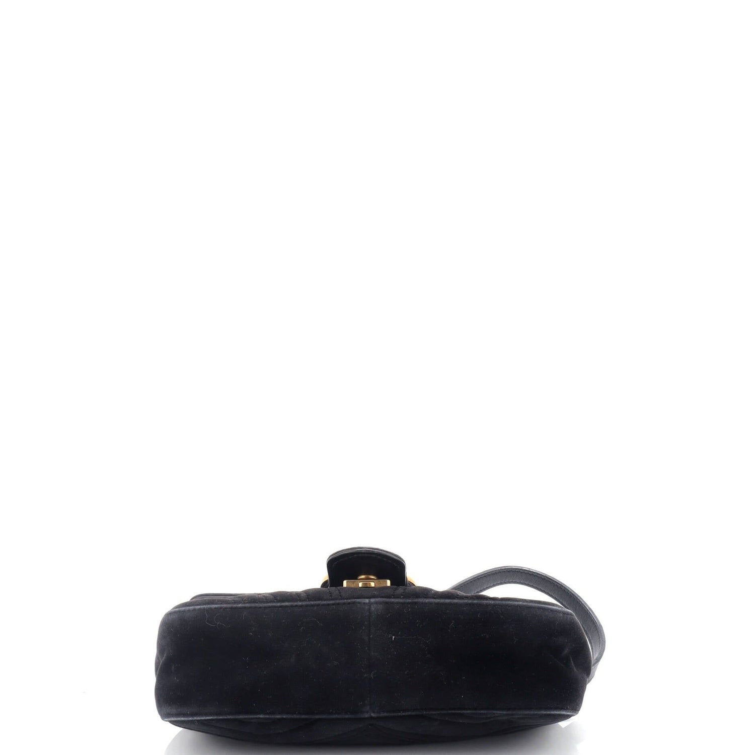 Gucci GG Marmont Flap Bag Matelasse Velvet Small