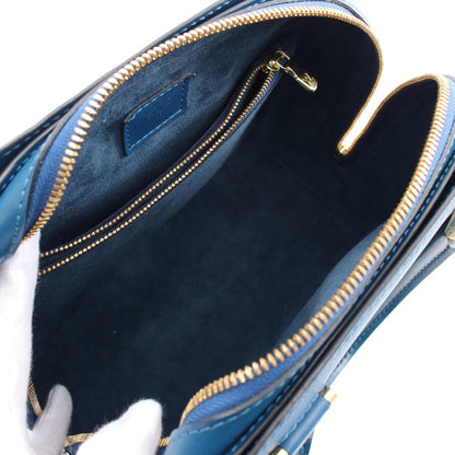 Louis Vuitton Pont Neuf Handbag M 52055 Epi Leather Toledo Blue Lv