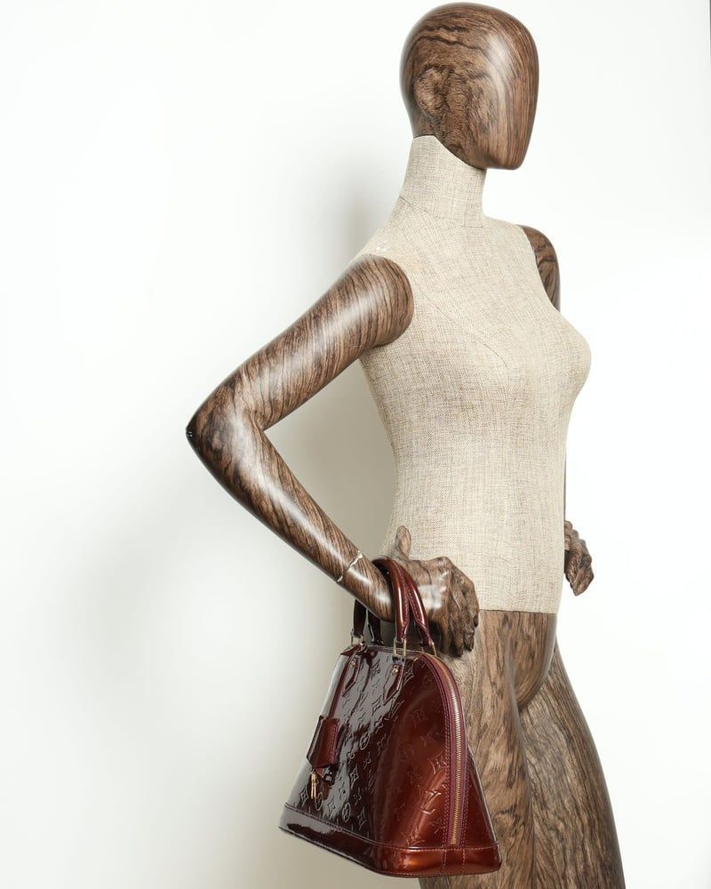 Louis Vuitton Monogram Vernis Alma PM Bag