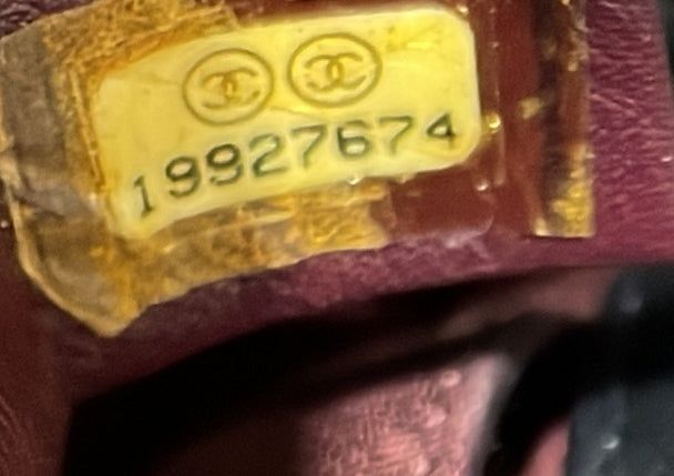 Chanel Boy Flap Bag Chevron Lambskin Old Medium