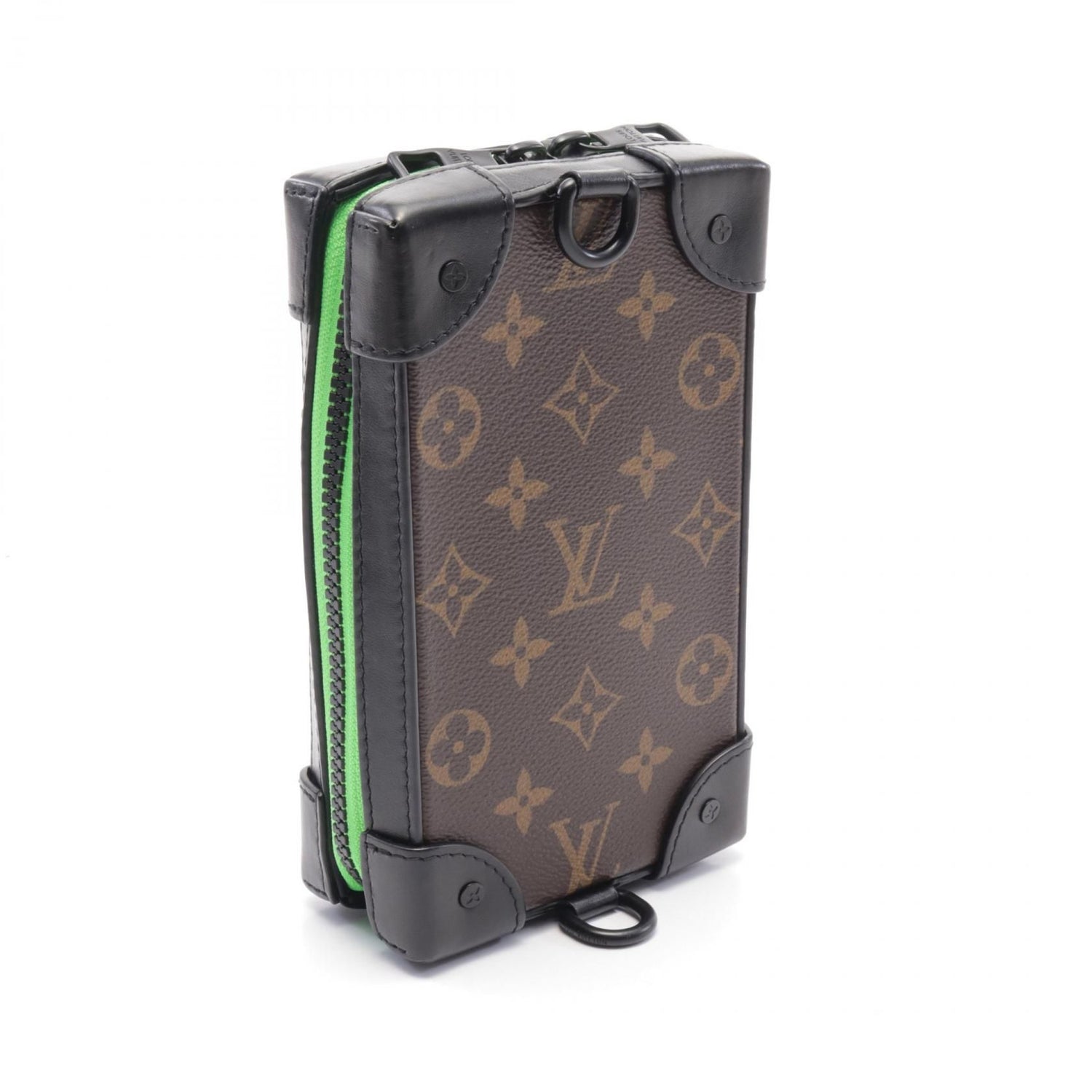 Louis Vuitton Soft Trunk Phone Box Lv Friends Brown Black Multicolor Shoulder Bag M 80144