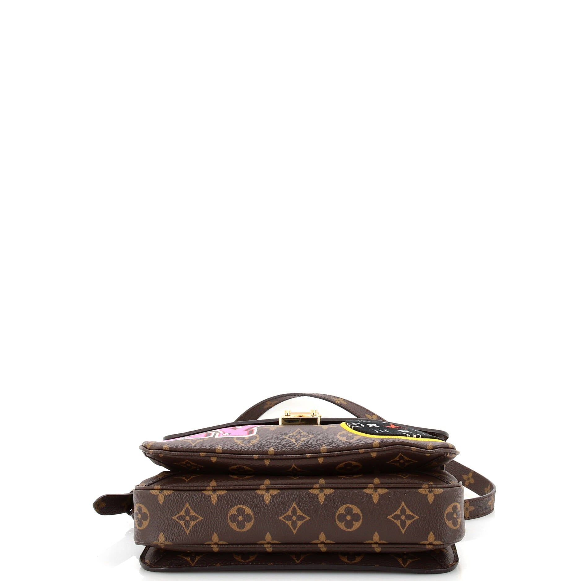 Louis Vuitton Pochette Metis Limited Edition Patches Monogram Canvas