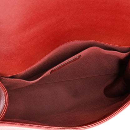 Chanel Boy Flap Bag Chevron Caviar Old Medium