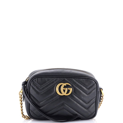 Gucci GG Marmont Shoulder Bag Matelasse Leather Mini