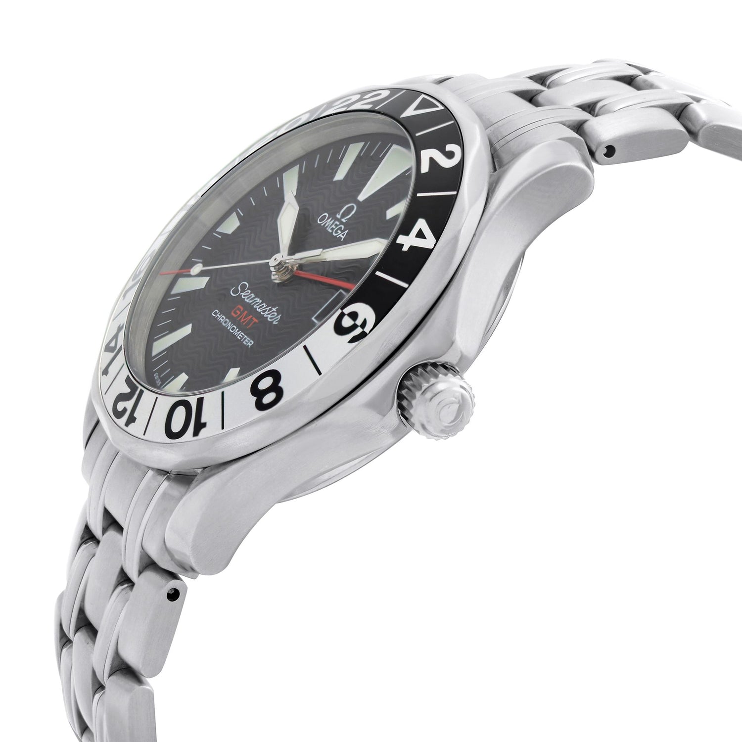 Omega Seamaster GMT 50th Anniversary Steel Black Dial Mens Watch 2234.50.00