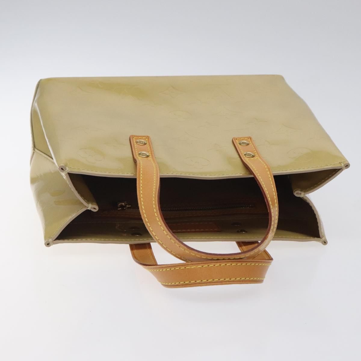 Louis Vuitton Vernis Reade Pm Hand Bag Beige M 91334 Lv Auth