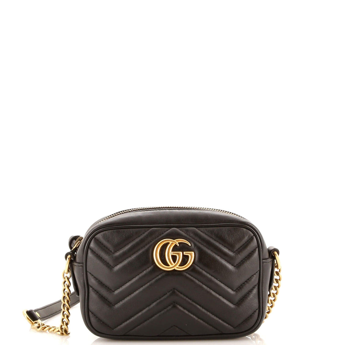 Gucci GG Marmont Shoulder Bag Matelasse Leather Mini