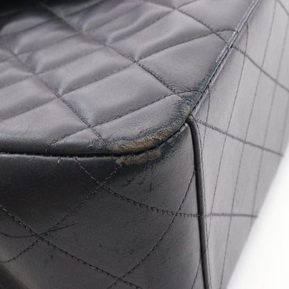 Chanel Maxi XL Turnlock Half Flap, Lambskin Quilted