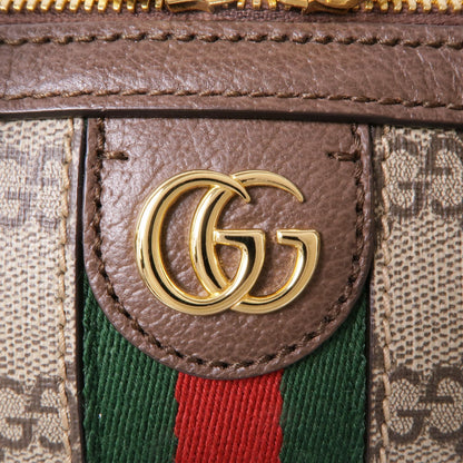 Gucci Painted Canvas Ophidia Gg Hand-turned Shoulder And Back Bag 2way Shoulder Bag Brown Pvc Coated Canvas 772061