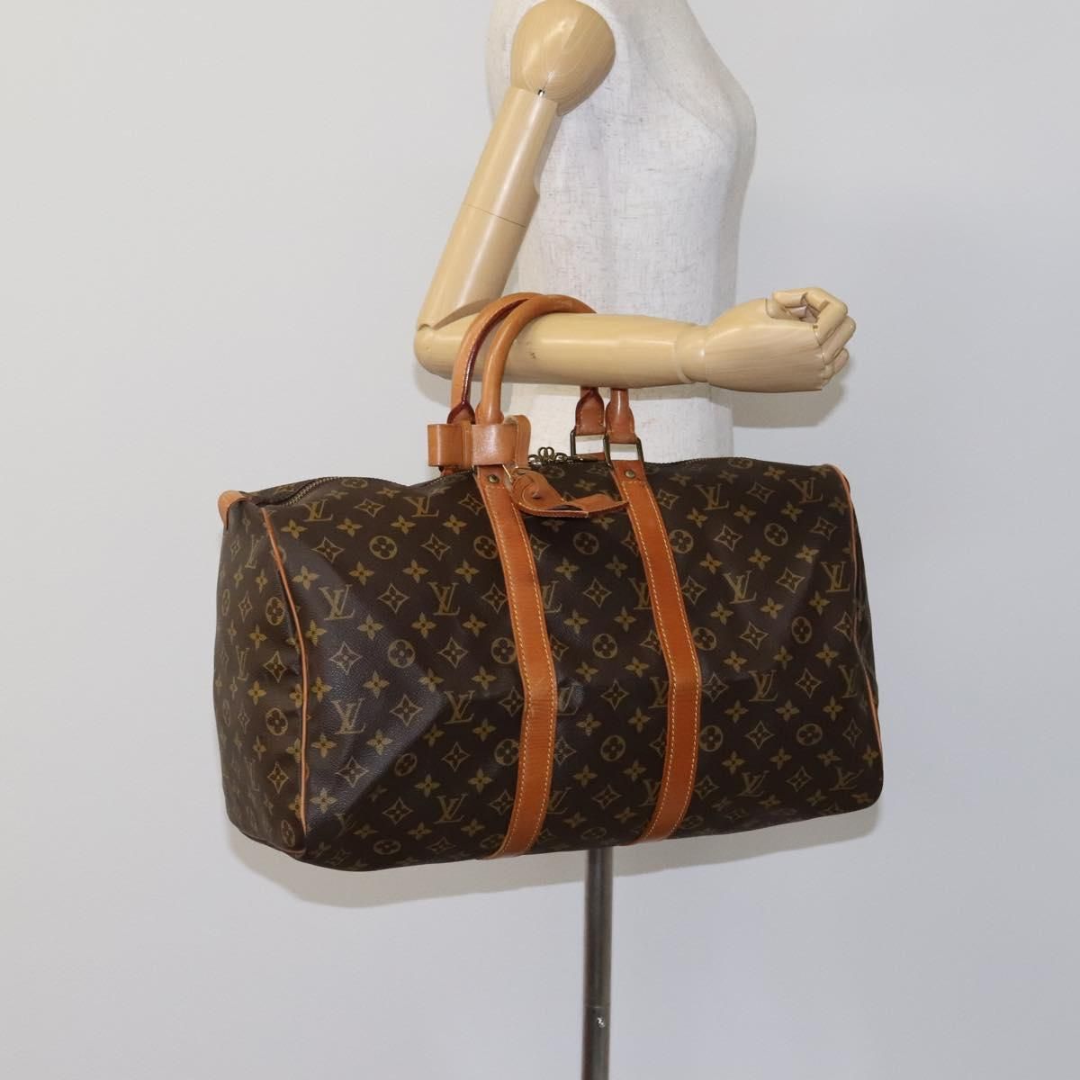 Louis Vuitton Monogram Keepall 45 Boston Bag M 41428 Lv Auth