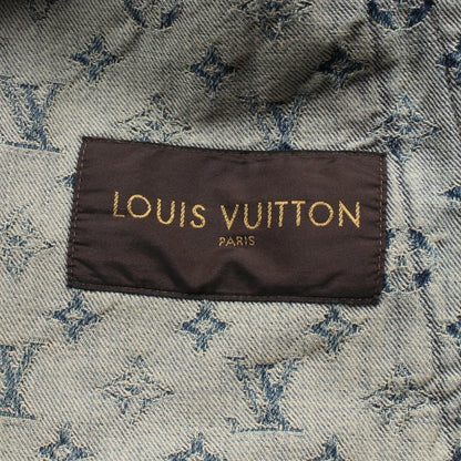 Louis Vuitton X Supreme Monogram Denim Jacket Hda 91wall Cotton Blue Mens 44