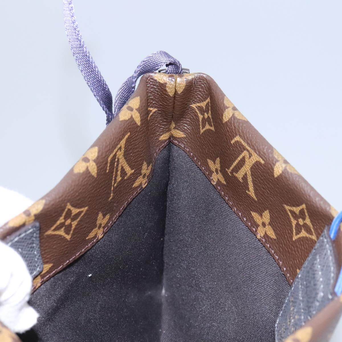 Louis Vuitton Monogram Pacific Split Sacoche Shoulder Bag Blue M 43854 Auth