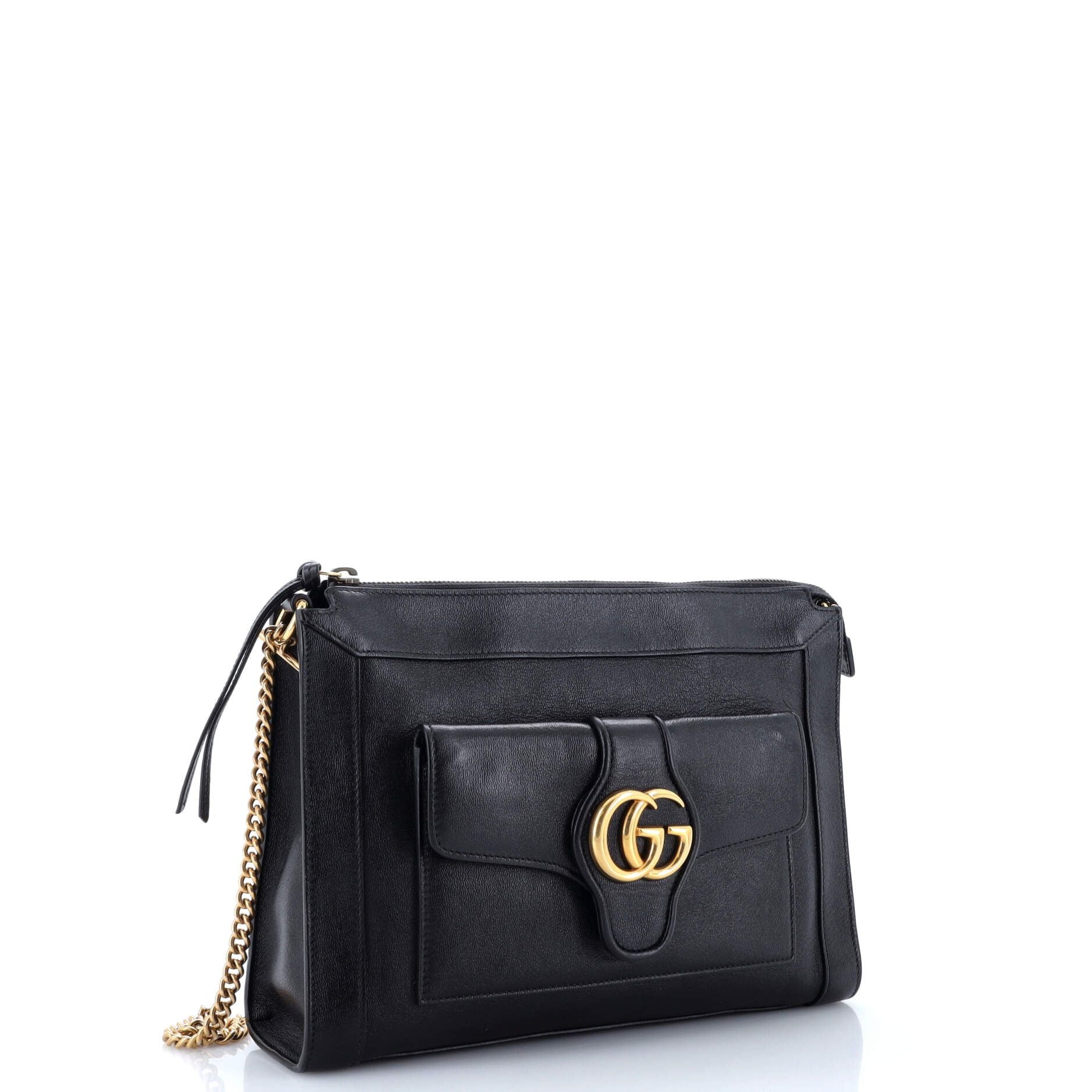 Gucci Dahlia Chain Shoulder Bag Leather Small