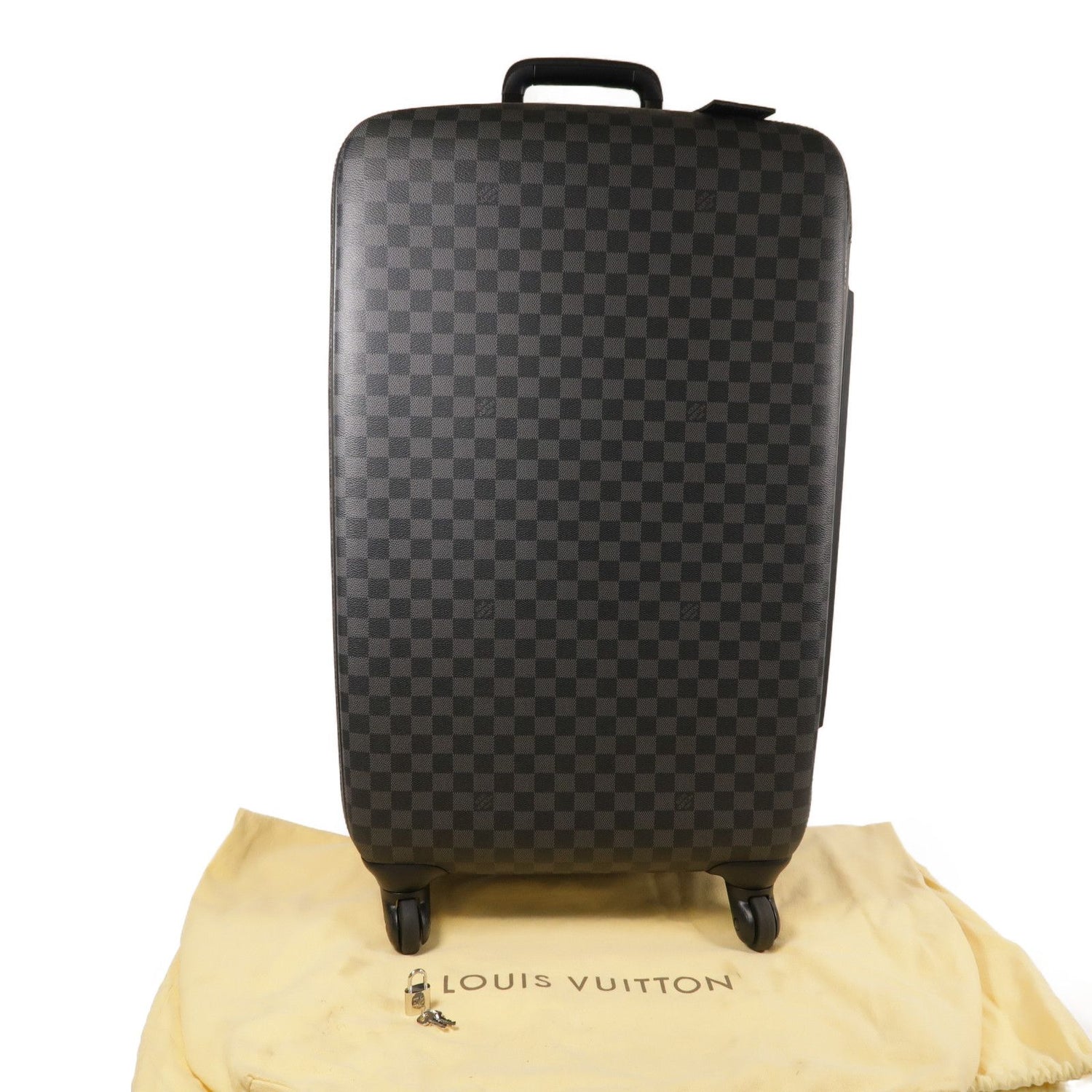 Louis Vuitton Silver Box Black Suitcase N 23003