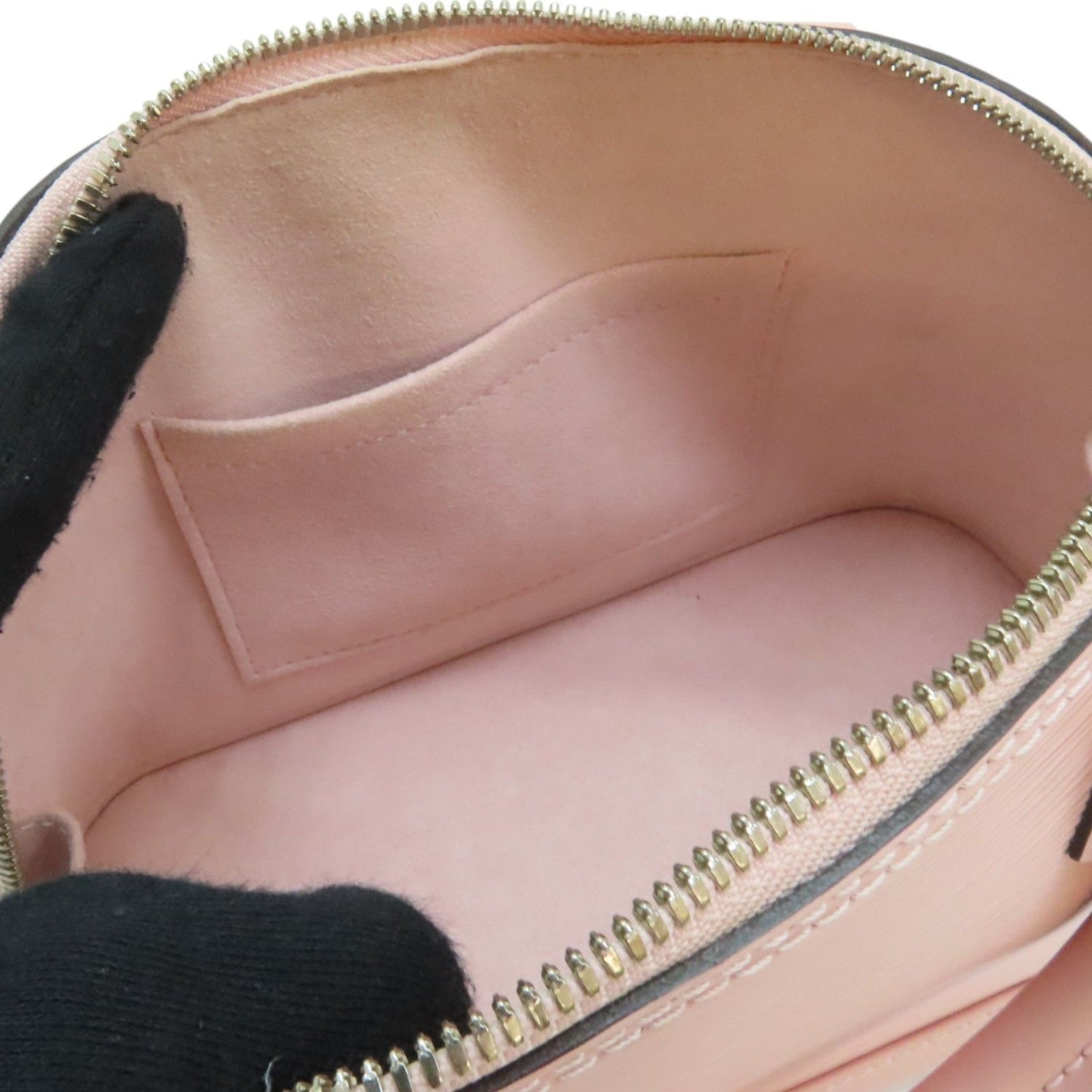 Louis Vuitton Alma Bb Shoulder Bag Epi Leather Pink (no Key) M 41327
