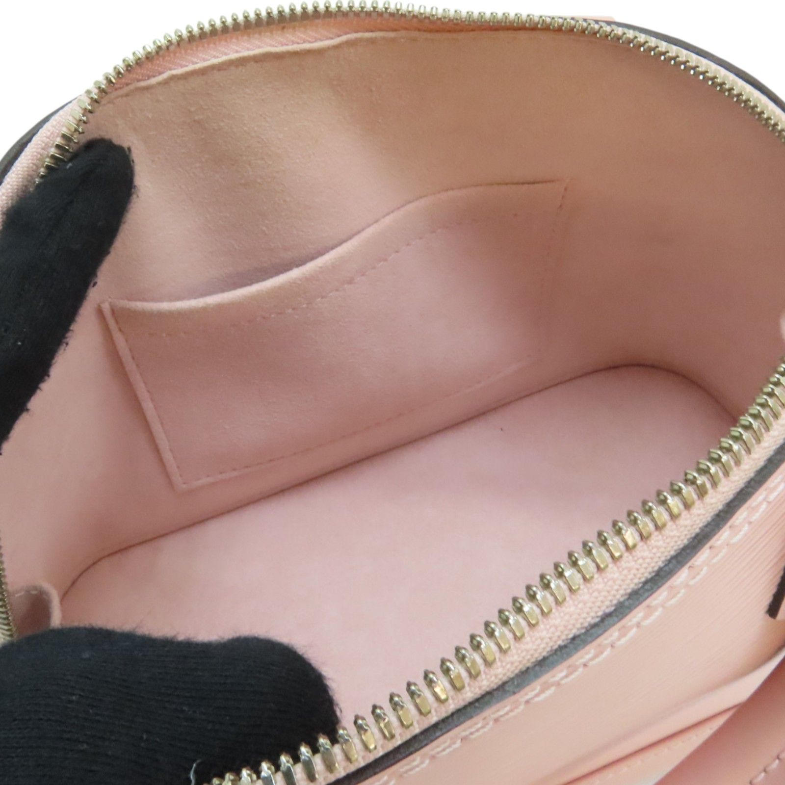 Louis Vuitton Alma Bb Shoulder Bag Epi Leather Pink (no Key) M 41327