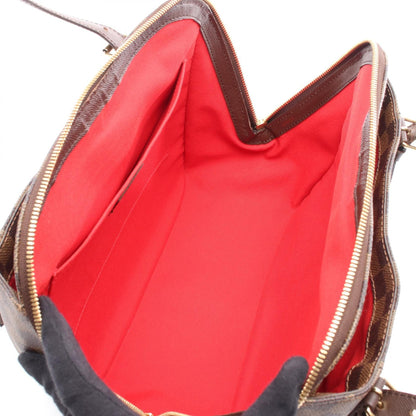 Louis Vuitton Belem Mm Ebene Brown Shoulder Bag N 51174