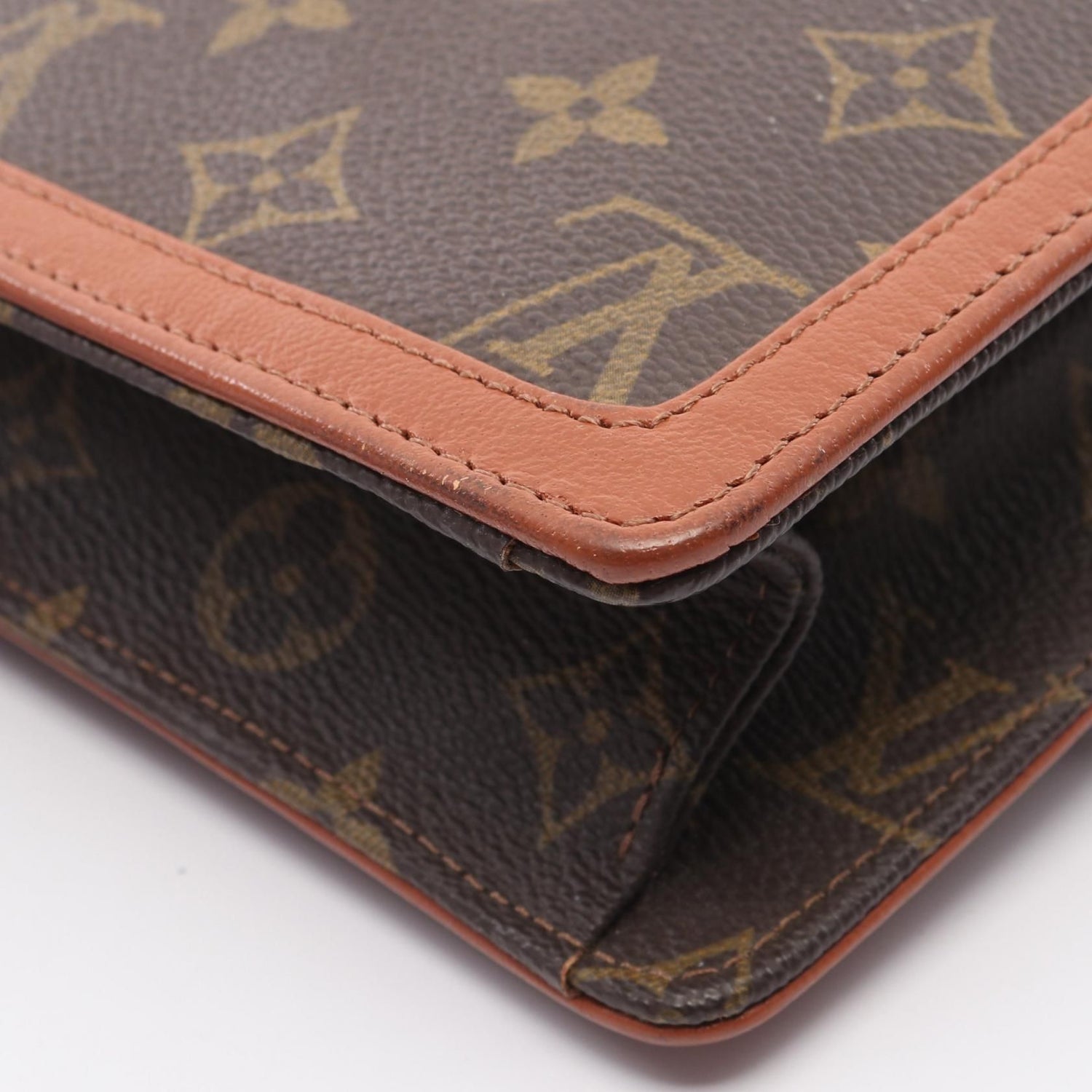 Louis Vuitton Pochette Dam Gm Brown Business Bag Clutch Bag M 51810