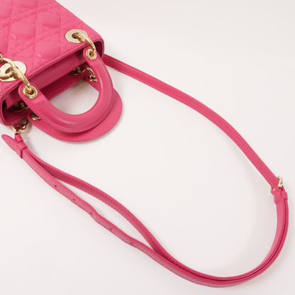 Dior Lady Dior Mini Raspberry Pink