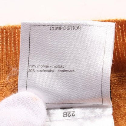 Chanel Orange With Pearl Knit Cashmere Moheya P 50015k 06342