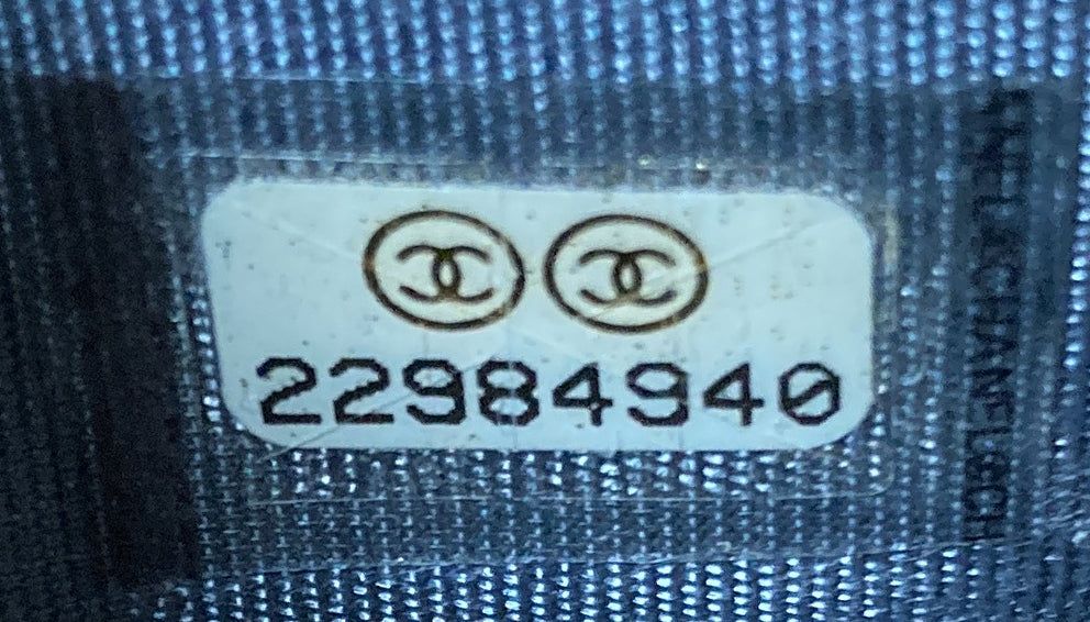 Chanel Boy Flap Card Case Quilted Caviar