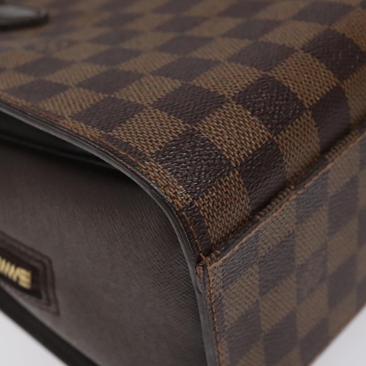 Louis Vuitton Damier Ebene Triana Hand Bag N 51155 Lv Auth