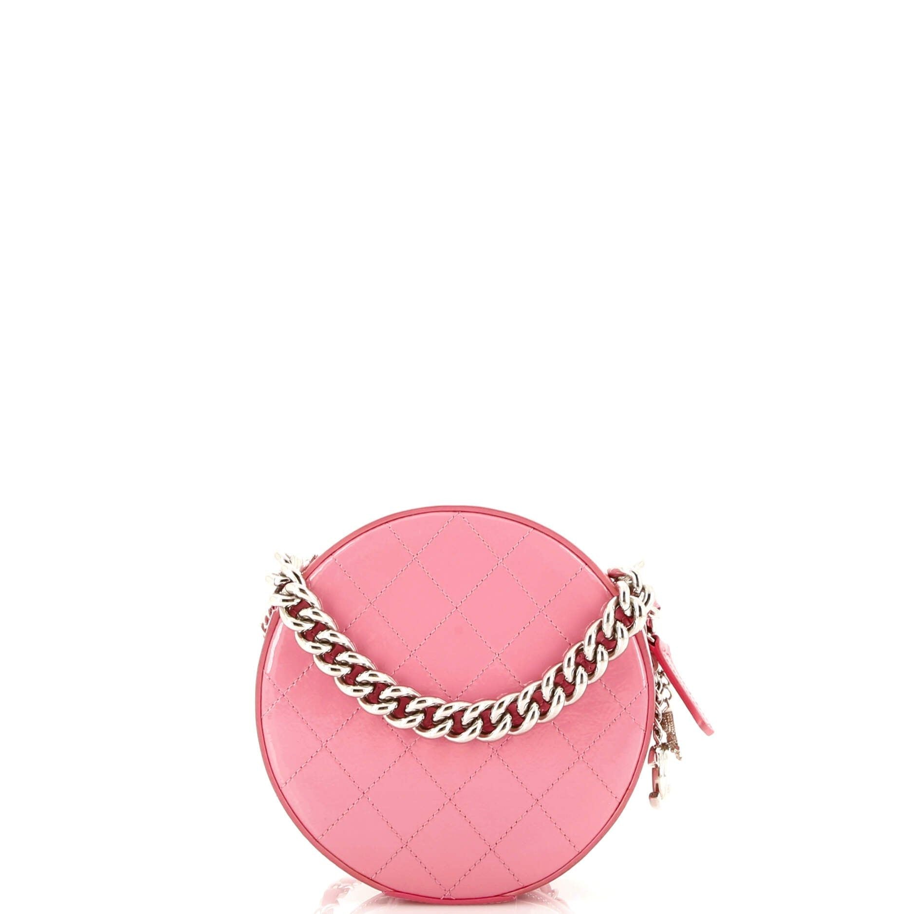 Chanel Round As Earth Crossbody Bag Patent