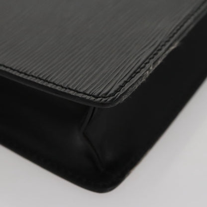 Louis Vuitton Epi Pochette Homme Clutch Bag Black Noir M 52522 Lv Auth