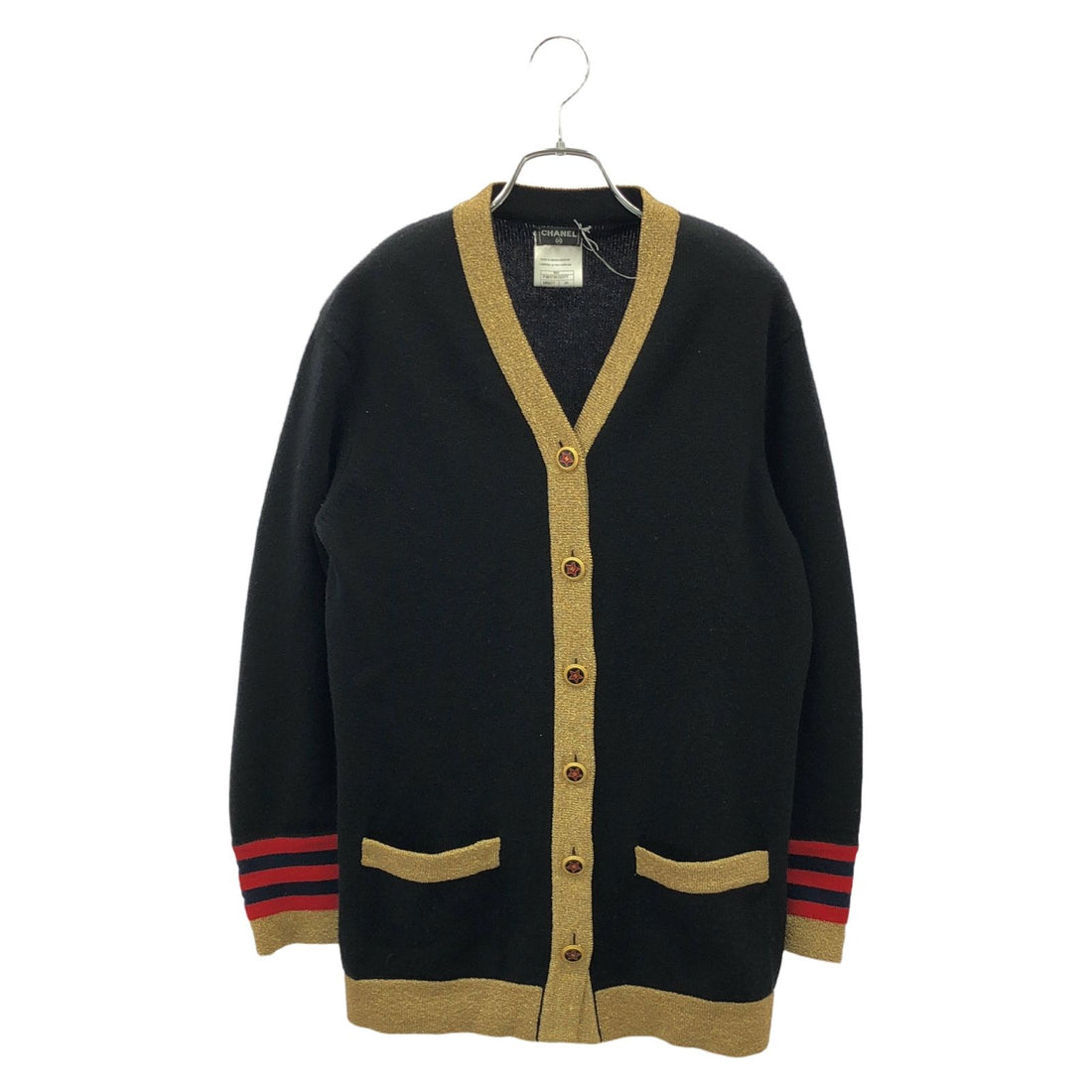 Chanel Black Cardigan Cashmere P 36174k 02177