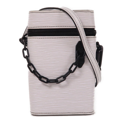 Louis Vuitton [gekiku] [yukei] Epi Phone Box Shoulder Bag White White Shoulder Bag M 68791