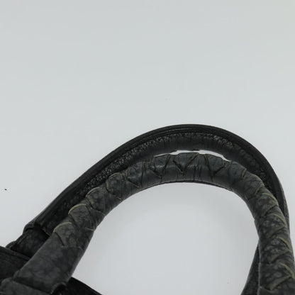 Bottega Veneta Tote Bag Leather Gray 222336 Auth