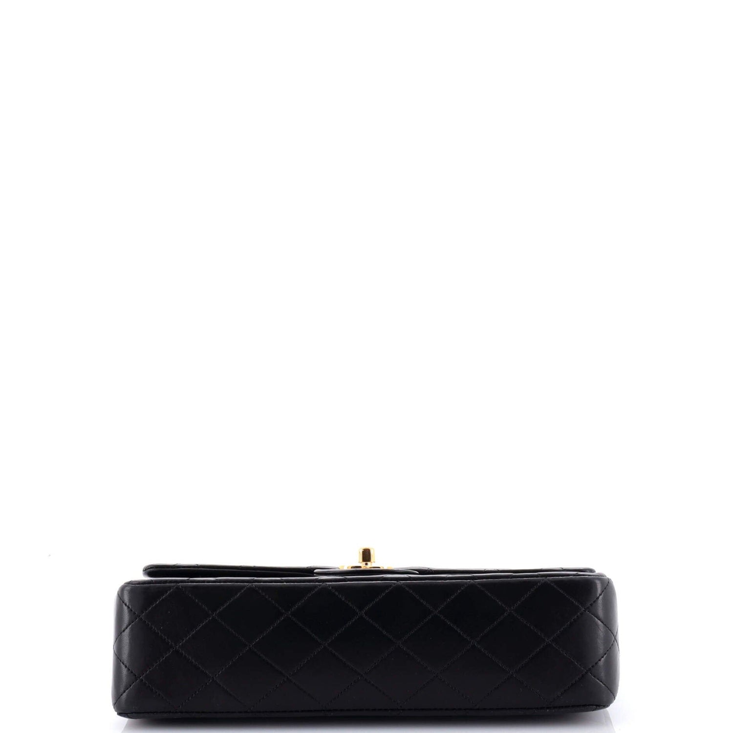 Chanel Vintage Classic Double Flap Bag Quilted Lambskin Medium