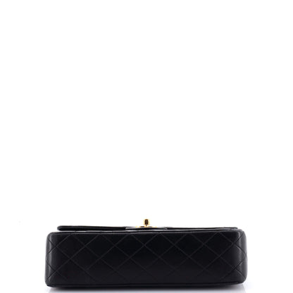 Chanel Vintage Classic Double Flap Bag Quilted Lambskin Medium