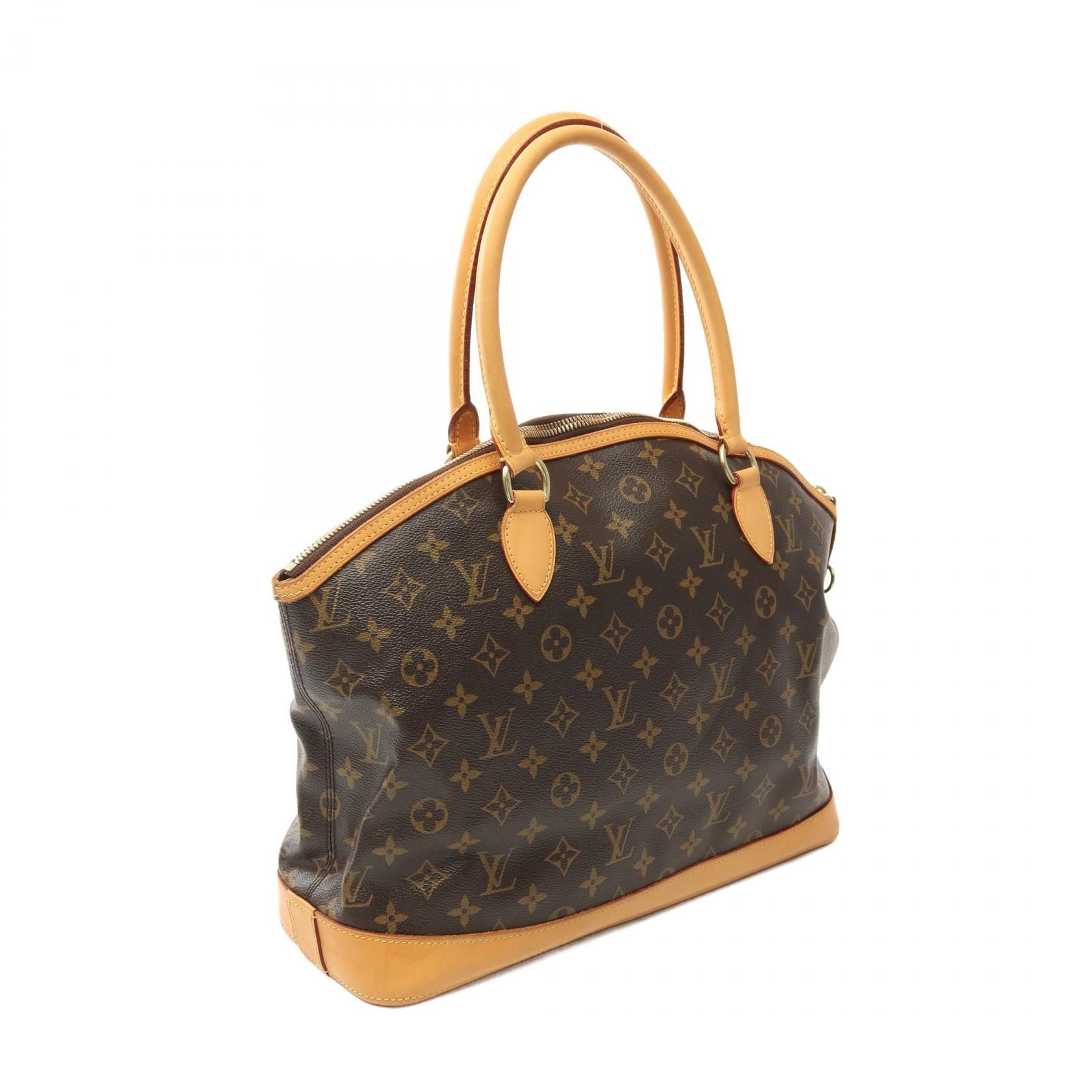 Louis Vuitton Lockit Horizontal Tote Bag M 40104 Monogram Canvas Brown Lv