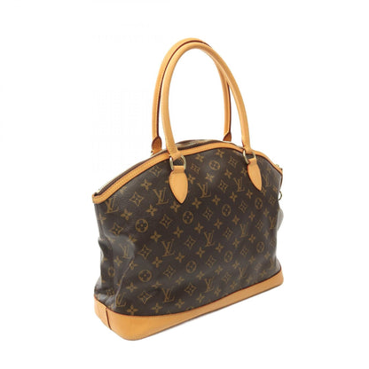 Louis Vuitton Lockit Horizontal Tote Bag M 40104 Monogram Canvas Brown Lv
